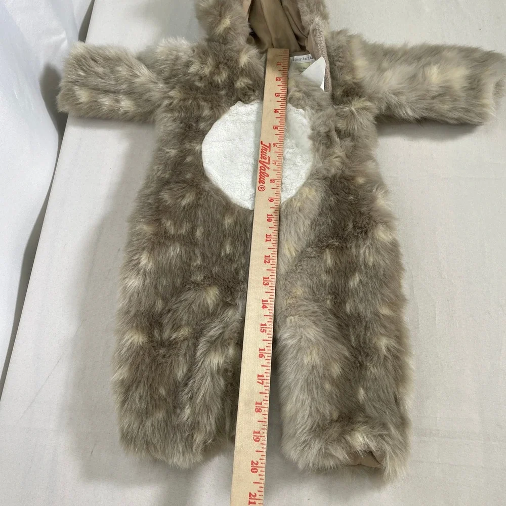 Pottery Barn Kids Faux Fur Brown Spotted Deer Fawn Costume Plush Baby 0-6 Months - Picture 9 of 10